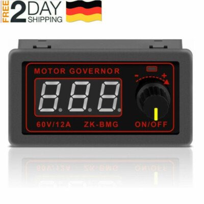  PWM DC 12V 24V 60V 500W Motordrehzahlregler Einstellbarer Drehzahlregler 