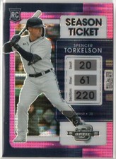 Spencer Torkelson 2022 Panini Chronicles Contenders Optic Pink Pulsar Rookie #22