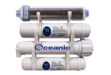 Oceanic Portable XL DI Aquarium Reef Reverse Osmosis Water Filter System 150 GPD