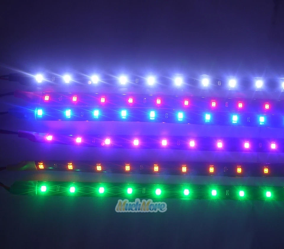 6 Pack DC 12V Waterproof 1Ft 15 LED Strip Underbody Light with 6" wires 4 motor - Image 4 of 4