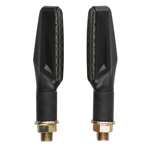 4x LED 3.3" Plástico Mini Señales de Giro Luz Intermitente Ámbar Indicador Delantero Trasero - Imagen 4 de 8