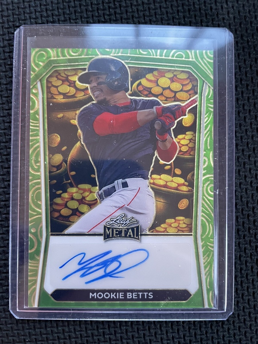 5枚限定 Leaf Mookie Betts Auto 2024 Leaf Baseball Sports Heroes Mookie Betts Autograph 7/7