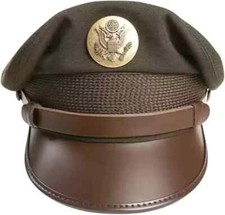 U.S. Army Officer AGSU Green Uniform Cap   Premium Military Replica  All Sizes
