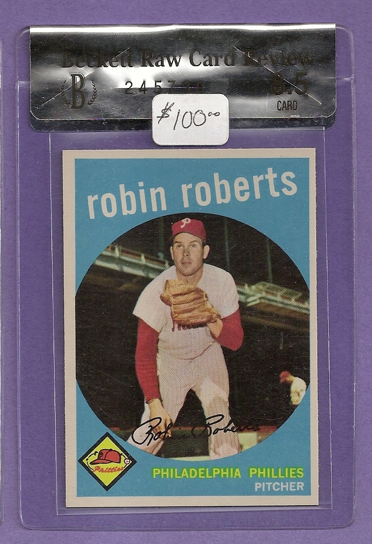 1959 Topps Robin Roberts #352 HOF BVG 8.5