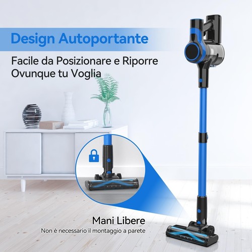 Vacuum Cleaner Wireless Broom Electric Powerful 20000Pa 40Min Worklight - Picture 6 of 9