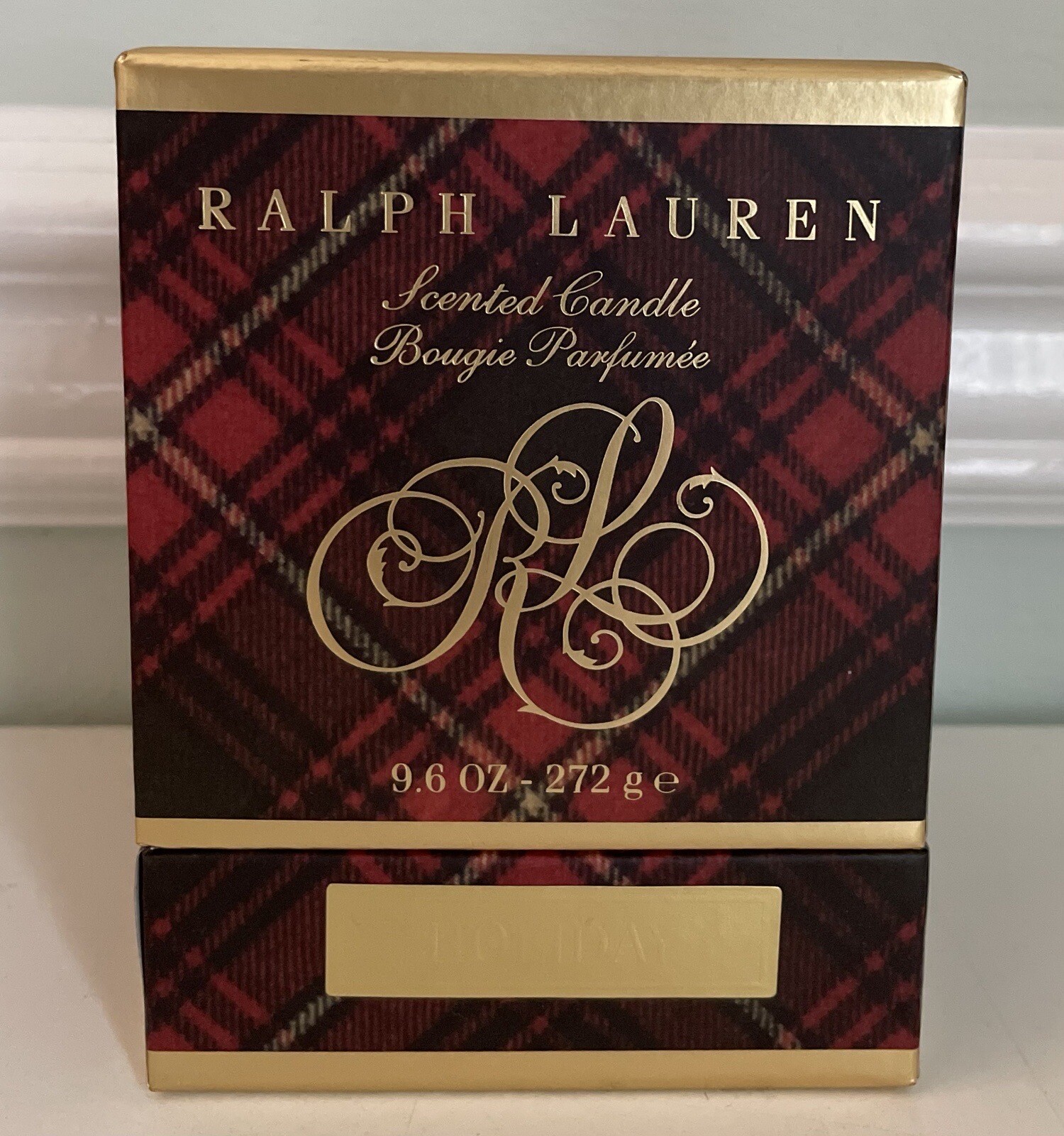 RALPH LAUREN Home Fragrance "HOLIDAY" Candle New in Box 9.6oz