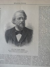 RK/IZ 1895  Zeitungsdruck 153 Karl August Möbius Berlin Zoo / Glyptodon