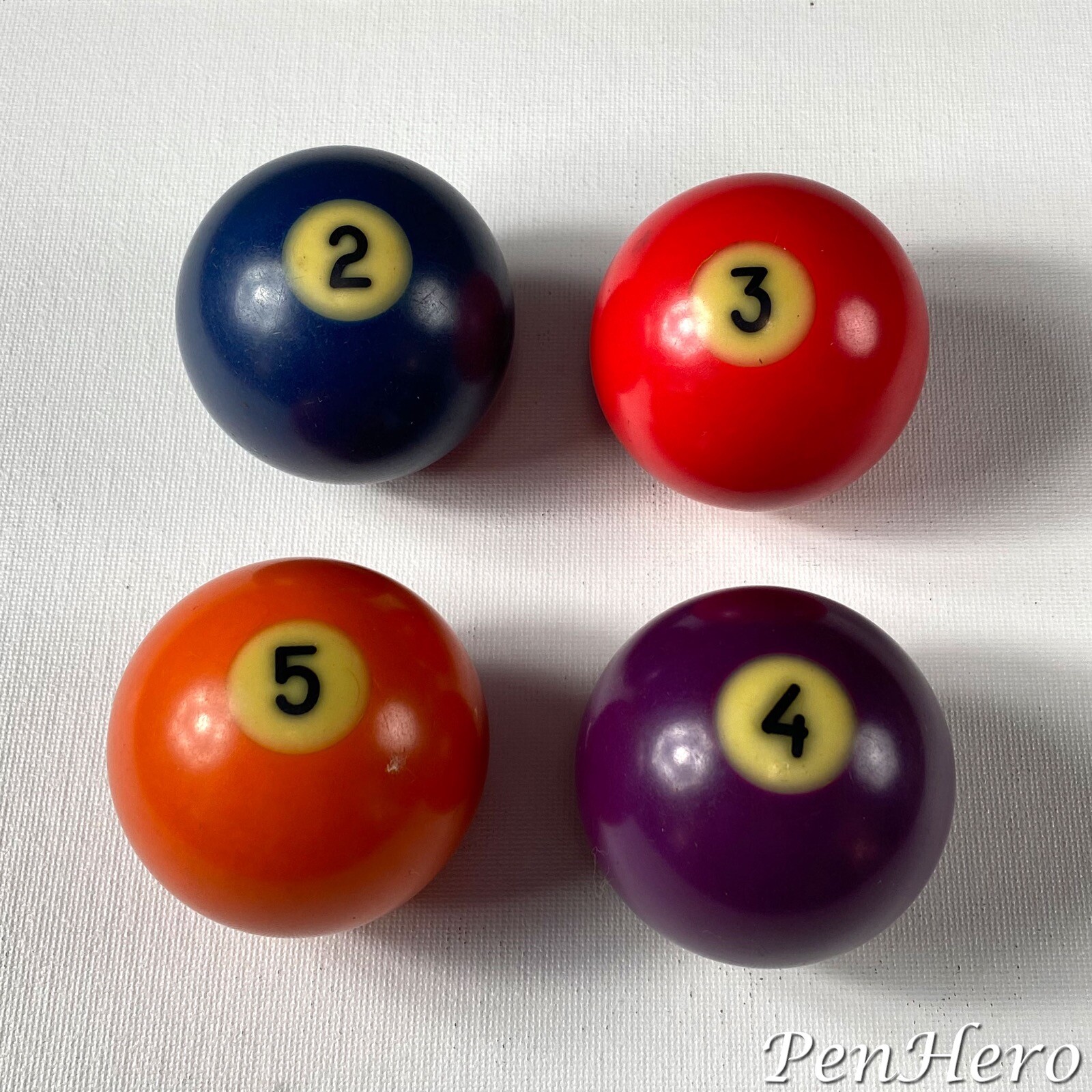 Hyatt Vitalite Pocket Balls Albany Billiard Ball Company Vintage