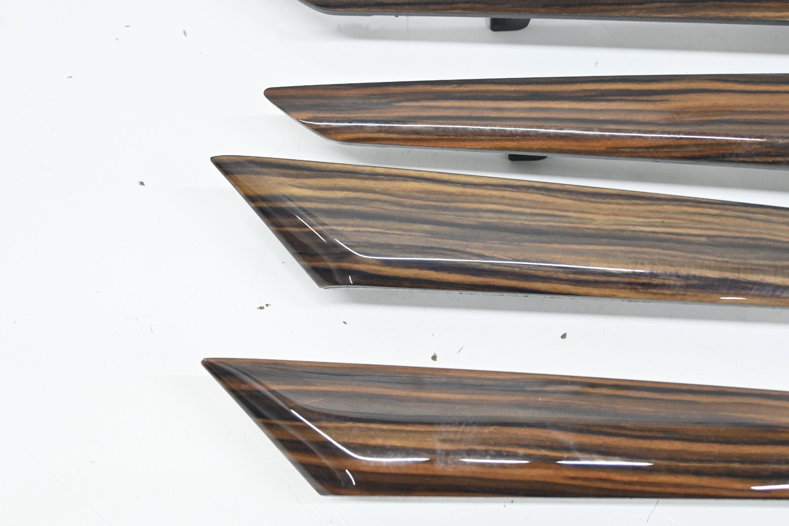 ⭐ 14-21 Maserati Ghibli Front & Rear Interior Dash Wood Grain Trim Set Panel Oem