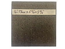 18-thick X 5 78 X 5 78 Flex Molded Flat Sheet Brake Lining