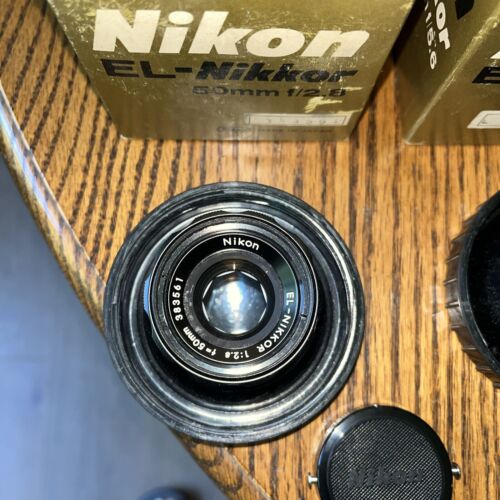 Nikon EL Nikkor 135mm f5.6 N 80mm 50mm Enlarging Lenses - Picture 5 of 12