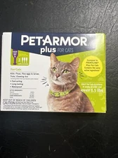 PET ARMOR PLUS Flea & Tick, Cats & Kittens OVER 1.5 LBS    FREE SHIPPING!!