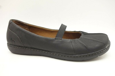 Born BOC Black Leather Mary Jane Slip On Flats Shoes Women's 10 M | eBay