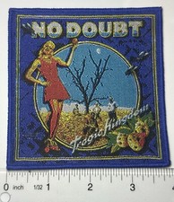 No Doubt Tragic Kingdom Blue Border Woven Patch