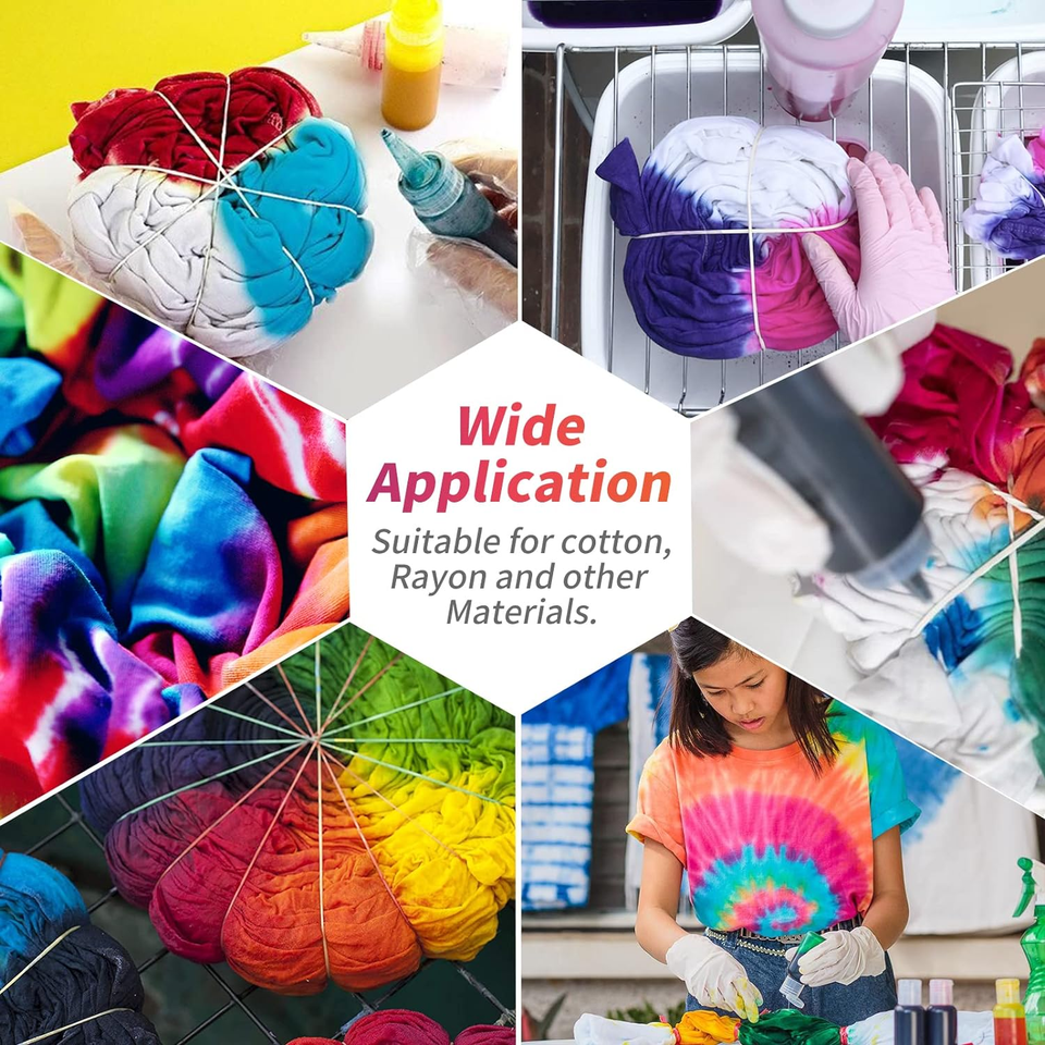 Tie Dye Powder, 12 Colors Dye Packets, Color Powder Packets Bright