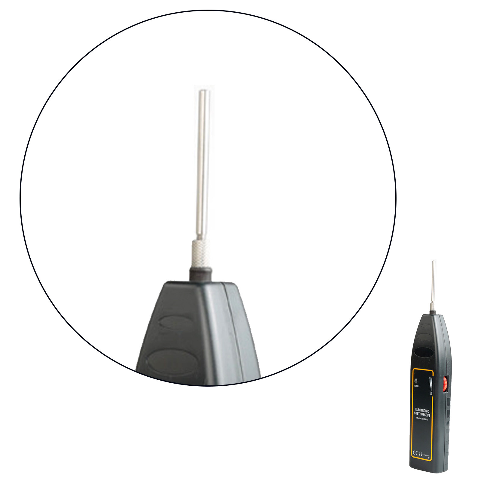 Leak Detector Water Pipe Electronic Stethoscope Earphone Abnormal Noise Tool KBE