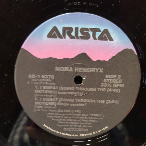 Nona Hendryx - I Sweat (Going Through The Motions) 12" Single 1984 - Picture 7 of 7