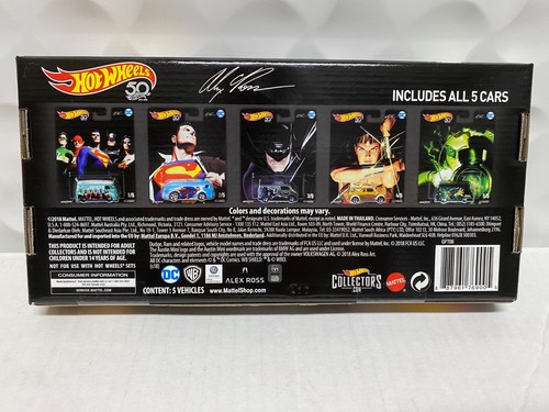 Hot Wheels - Limited Edition 5-Car Premium Set - Alex Ross DC *** SELAED NEW *** - Picture 8 of 8
