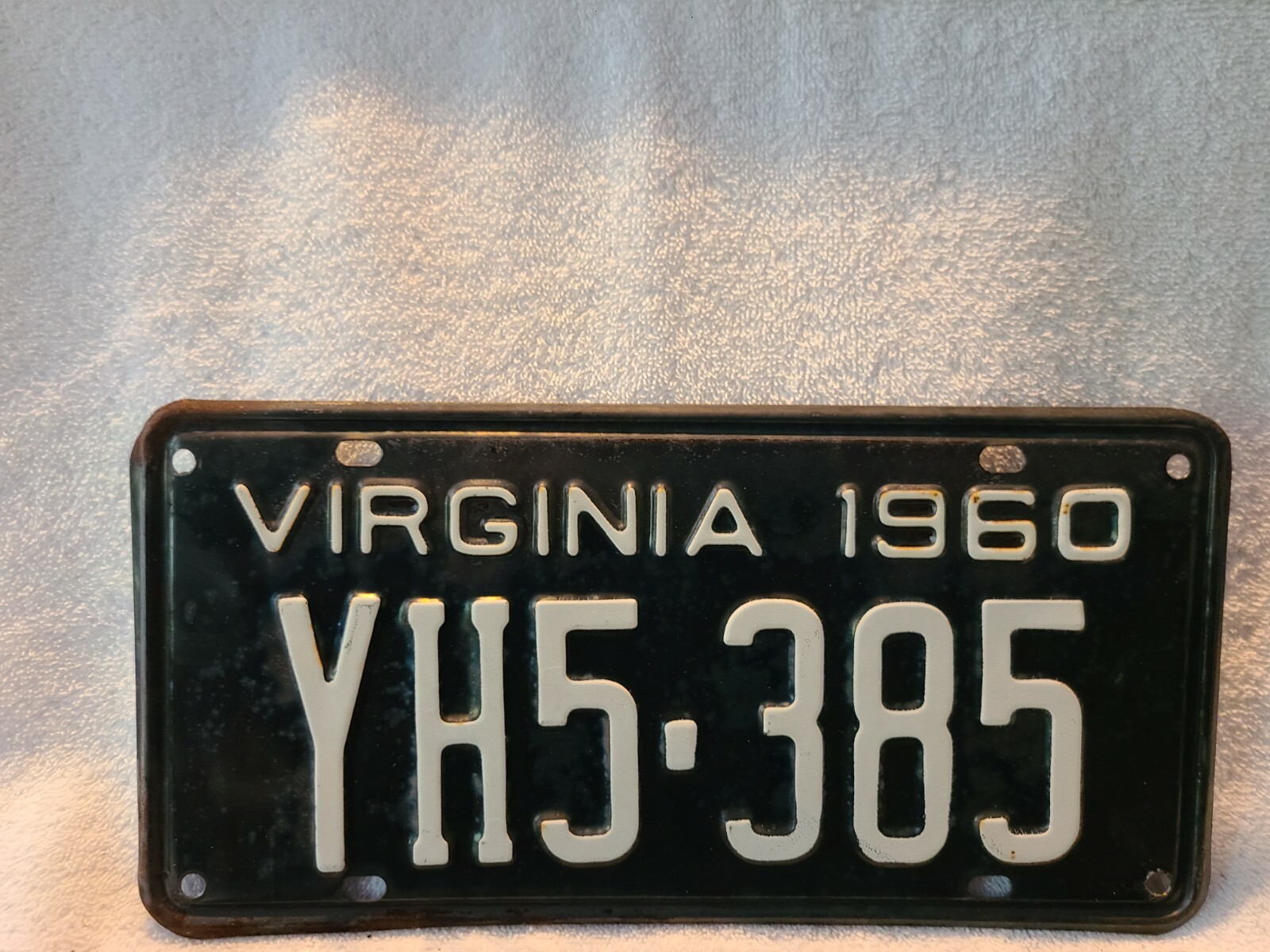 Vintage 1960 Virginia License Plate Pair YOM DMV FORD CHEVY | eBay