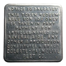 Non-Local, USA Colgate-Palmolive Peet Co. G/F 10￠ Token