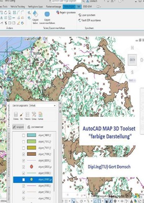 Gert Domsch | AutoCAD MAP 3D Toolset, farbige Darstellung (für Anwender) | Buch