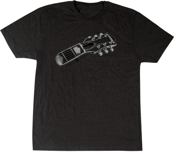 Gretsch Guitars Headstock Graphic Gray T-Shirt - Mens Size XXL #9226437806