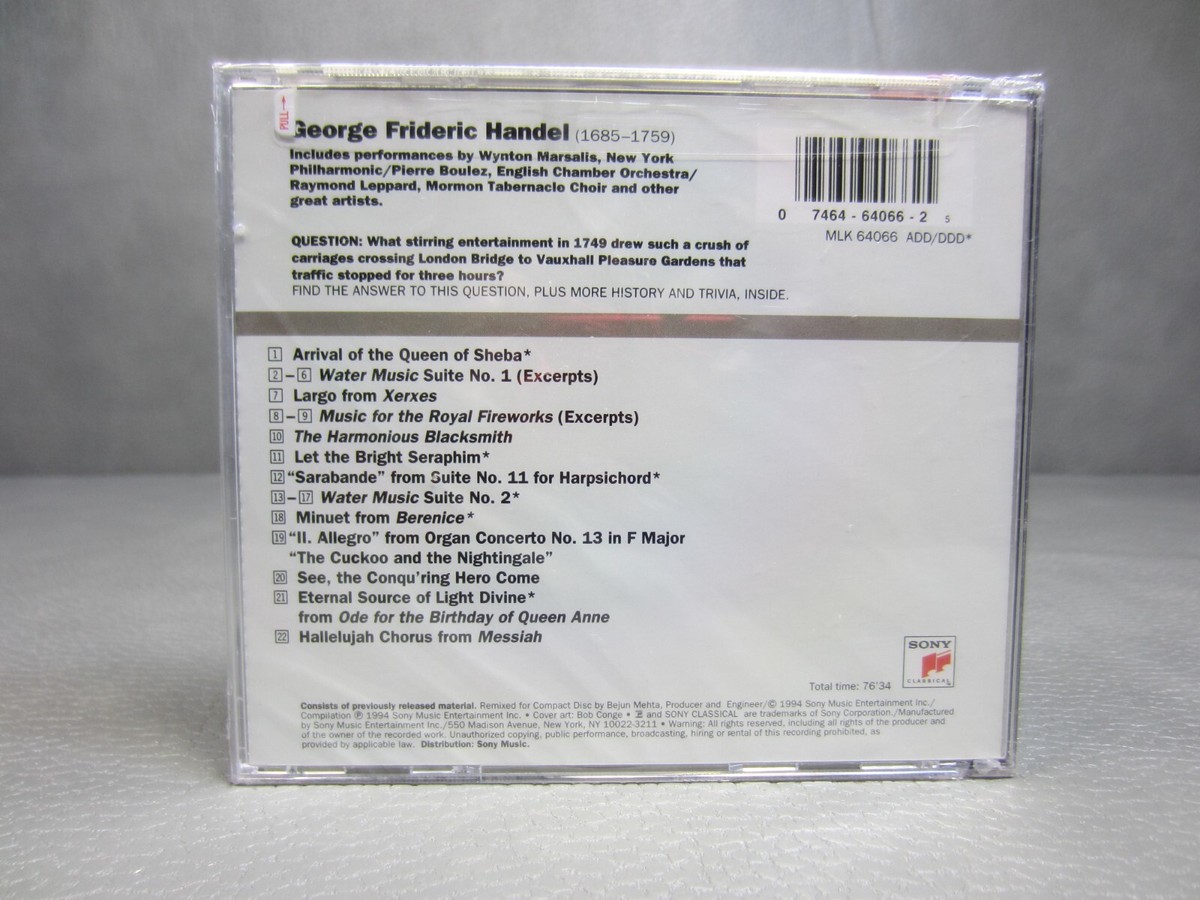 Handel Greatest Hits CD 74646406625| eBay