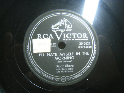 洋楽 Dinha Mantha Power Dinah Shore Pass the Jam, Sam / I'll Hate Myself *RCA Victor