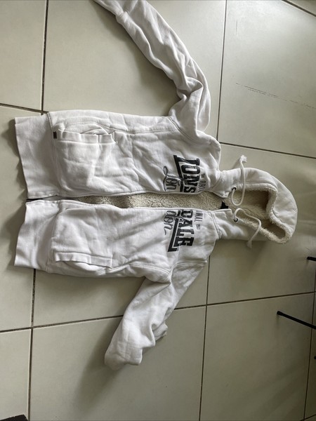 Lonsdale White full zip  Hoodie 8   (e34