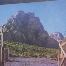 Postcard NV Las Vegas Desert Mountains Tourist Attractions Vacation Gambling