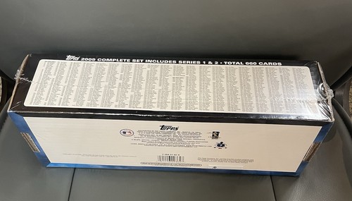 2009 TOPPS BASEBALL COMPLETE SET/FACTORY SEALED W/MANTLE GOLD CHROME CARD - Picture 3 of 4