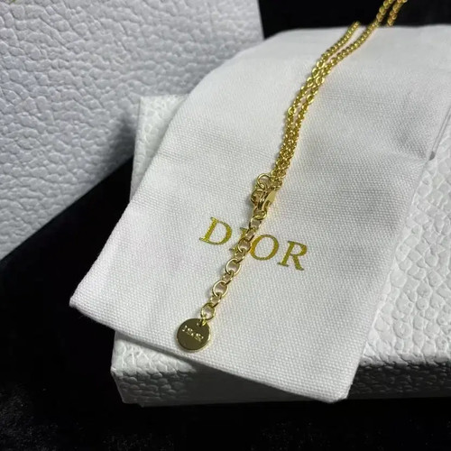 Dior Petit CD Necklace Gold Official