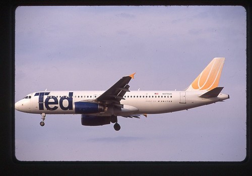 Original Airline Slide 35MM TED A320
