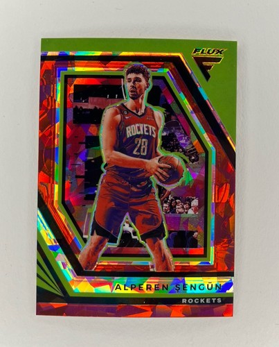 2022-23 Panini Flux - Red Cracked Ice Prizm #137 Alperen Sengun - Picture 1 of 2