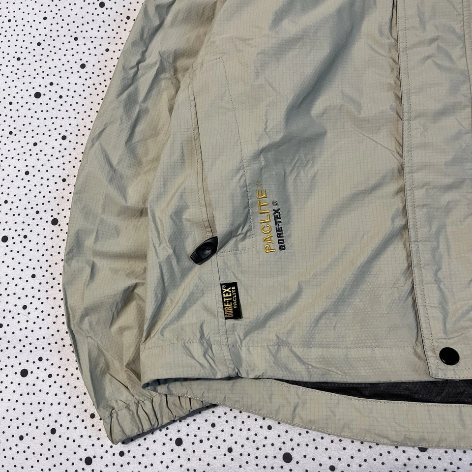 Lafuma Memphis жилет куртка мужская L Paclite Gore-Tex бежевый ветровка водонепроницаемый - Изображение 3 из 4