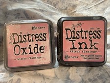 Tim Holtz Kitsch Flamingo Distress Ink Pad Set With Distress Oxide Pad