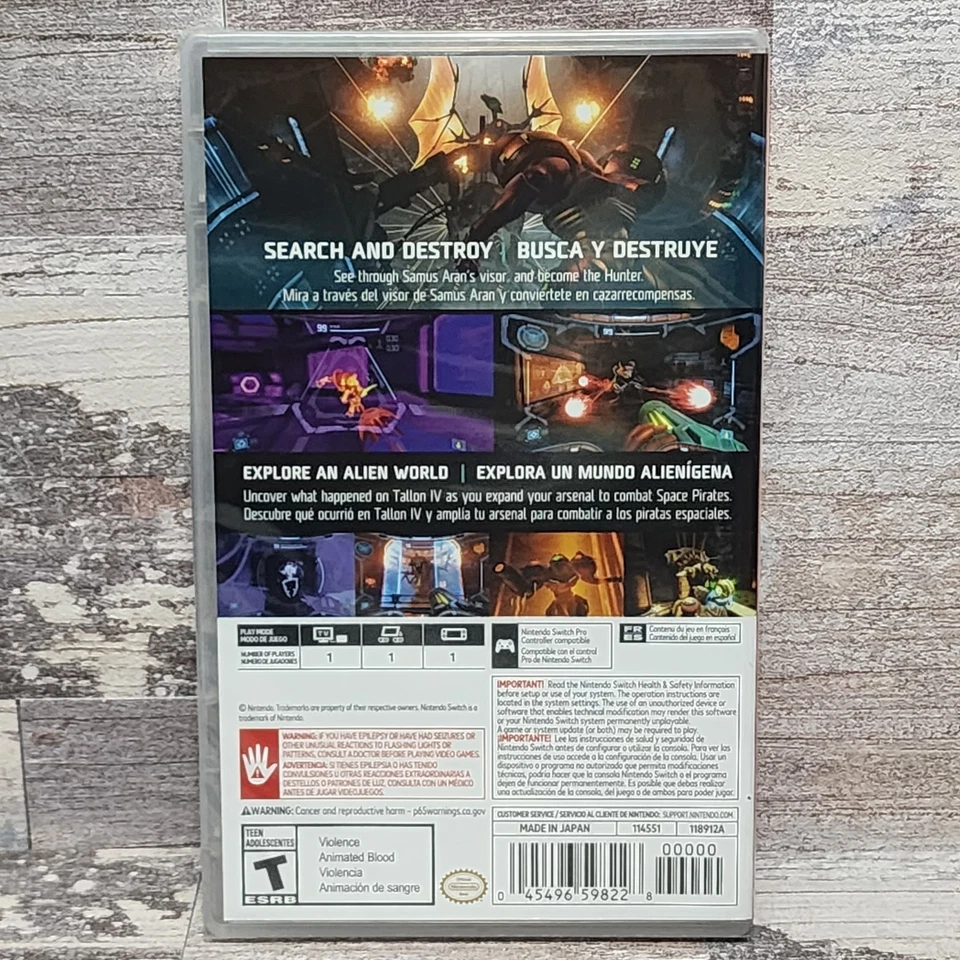 Metroid Prime Remastered (Nintendo Switch, 2023) Brand New Factory Sealed - Image 2 of 4