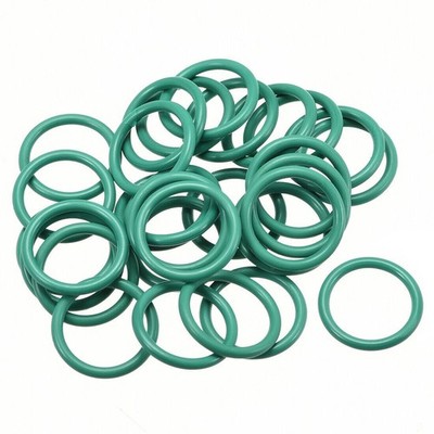 30Pcs 17mm x 1.9mm Rubber Gasket O Ring Sealing Ring Heat Resistant Green  *la