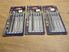 3 SETS OF BOSCH T-SHANK WOOD CUTTING JIGSAW BLADES 5pc's EACH SET  T101BR ..