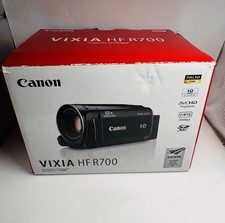 Canon VIXIA HF R700 Full HD Camcorder 32x Zoom Tested Working w/ Battery Charger