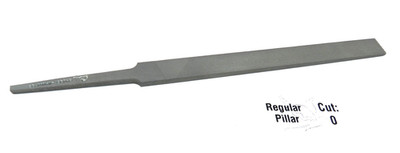 Vallorbe Grobet Pillar File Cut #0 Precision Swiss Made 6'' Long File 4'' Cutting