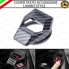 COVER PULSANTE ACCENSIONE LAMBO STYLE CARBON IN METALLO PER HYUNDAI VELOSTER
