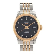 LONGINES L2.320.5 record Automatic Stainless steelPink gold Women  W  