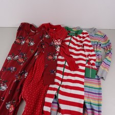 Hanna Andersson Toddler Footless Sleeper Pajama Lot 4 US 3/90 Organic Cotton