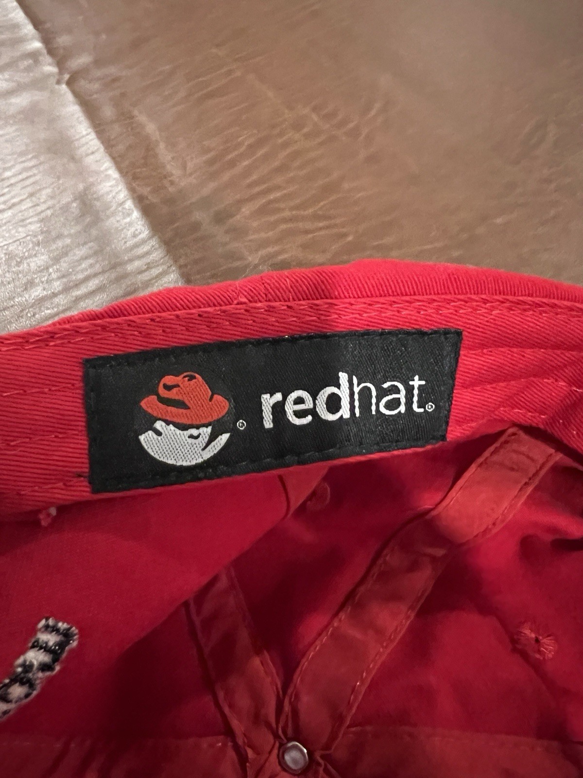 Red Hat Linux Technology Adjustable Strap Back Ha… - image 9