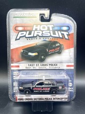 Greenlight Hot Pursuit 18 St Louis IL Ford Crown Vic Police Interceptor D2