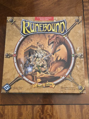 Runebound 2nd Second Edition Fantasy Abenteuer Brettspiel KOMPLETT Organizer CIB