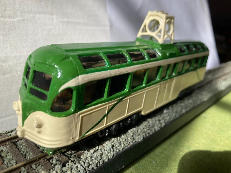 Blackpool English Electric Tram 288B resin body, motorised & runs fine ...