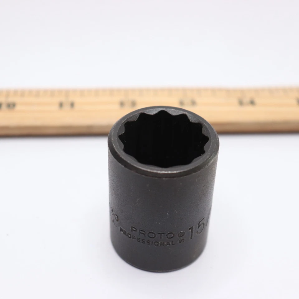 Proto Standard Impact Socket 12PT 1/2" Drive 15/16" 7430 - Image 4 of 4