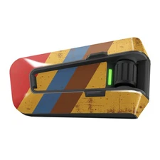 For Cardo Packtalk Edge Protection Sticker Decal RE004 Retro Yellow